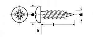 binding head tapping screw