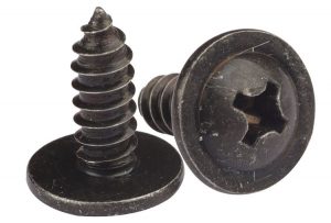 black self tapping metal screws